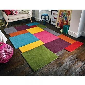 Modern Abstract Collage Floor Rug