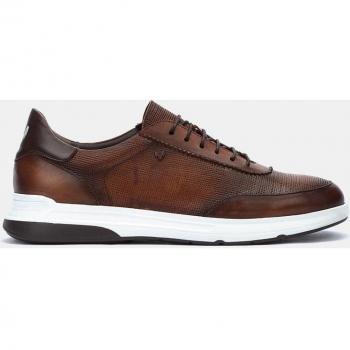 Martinelli - Zapatillas de piel de hombre con cordones en color marrón