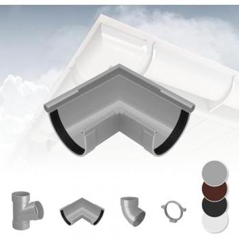 PVC Dachrinne RainWay für große Flächen