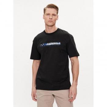 T-Shirt CK Logo Lineare Alto Nero K10K112490 Regular Fit