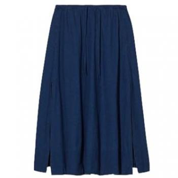 Damen-Jeansrock mit Schlitzzug – XL – Dunkelblau