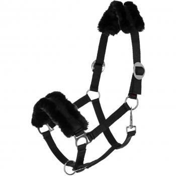 Cabestro de cuero para caballo Covalliero ClassicSoft