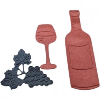 Pochoir Bouteille de Vin 95AA