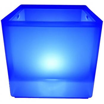 RGB‑Eisbehälter 3,5 L – LED‑Beleuchtung, Doppelkammer für Party