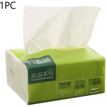 Papel Higiénico de Bambú Nativo, 210 Hojas, 4 Capas, Color Natural