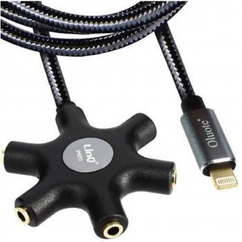 Cavo Audio Da Lightning A 5 Jack Femmina 1,5 Metri