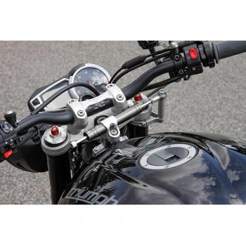 Kit LSL de Amortiguador de Dirección para TRIUMPH Street Triple 675/R y 765/R (desde 2013) - Titanio Plata