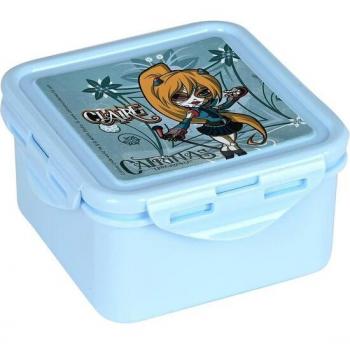 Lunchbox Catrinas Claire, Noelia und Lila - Polyurethan Blau (13 x 7,5 x 13 cm)