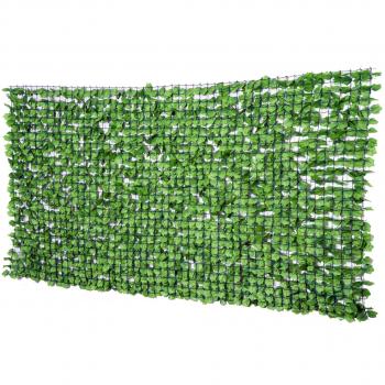 Outsunny Künstliche Hecke Wanddekoration Terrasse Hellgrün 300 x 150 cm