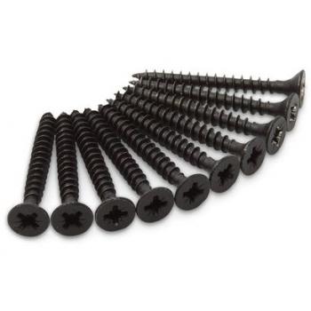 Dulimex Schroeven Zwart RVS pozidrive 4.5 x 40 mm 10 stuks