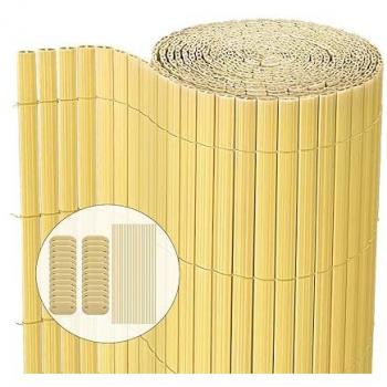 Cinta Protector de Cañizo PVC Reforzada con Puente – Estera Valla Privacidad 100x500 cm