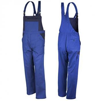 QUALITEX Arbeitslatzhose basic 2-farbig kornblau/marine Damen/Herren