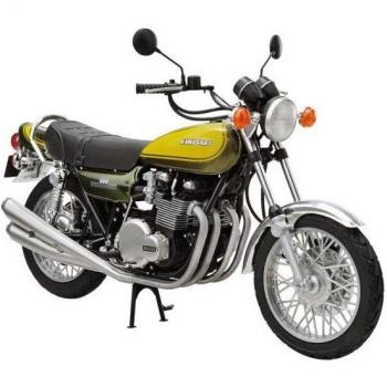 Aoshima 1/12 Kawasaki Z1 900 SUPER4 1973 Fietsmodel met Aangepaste Onderdelen