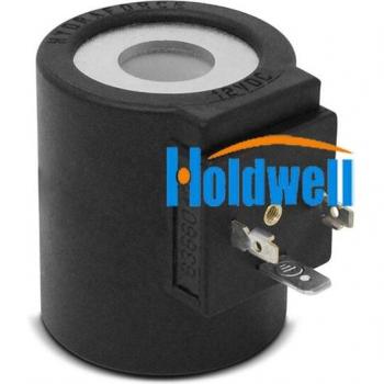 Holdwell 12V 08 Size Solenoid Coil with 3 Prong DIN Connector