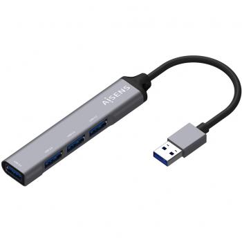 Hub USB 3.0 Aisens A106-0540/ 4 Puertos
