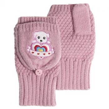 Gants moufles Isotoner pour Enfant 6/8 ans Rose