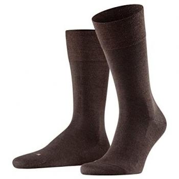 Falke Men's Brown Virgin Wool Sensitive Berlin Socks