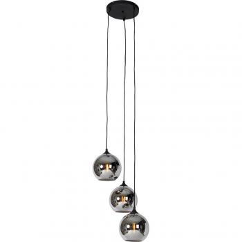 Luminaire Suspendu Wallace LED 3 Lumières - Dimmable - Ø 35 cm - Gris