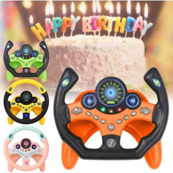 IIMono117 Orange Drive Master – Child’s Steering Wheel Toy