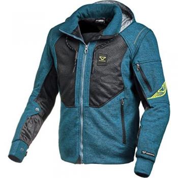 Macna Giacca Moto Breeze Blu-Nero