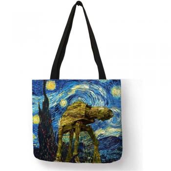 Van Gogh Starry Night Reusable Shopping Bag