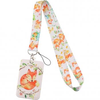Fuchs Nacken Gurt Schlüsselband für Ausweise und Schlüssel, CB1327