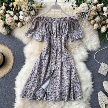 YuooMuoo Summer Floral Print Dress