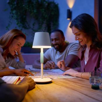 Philips Hue Go Lámpara de Mesa LED Blanca