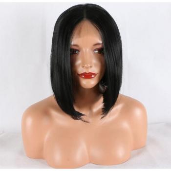 Peluca Bombshell de pelo sintético con malla frontal y sin pegamento