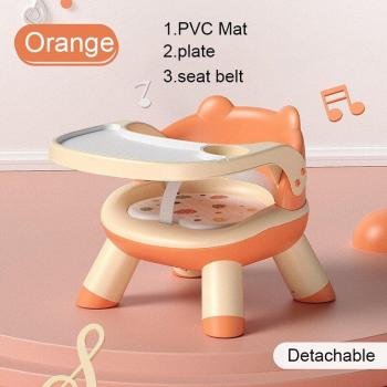Kids' Feeding Table and Chair with Soft High Chair