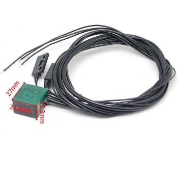 ZSDTRP Digital LED Gear Indicator for Motorcycles