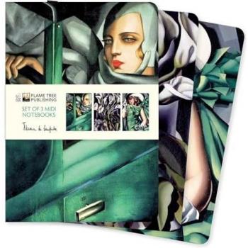 Tamara de Lempicka Set of 3 Midi Notebooks