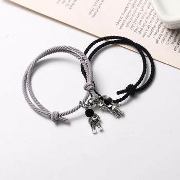Bracelet Magnétique Couple Étoile Astronaute - 2 Pièces