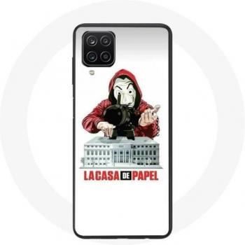 La Casa de Papel Samsung A12 Flexible White Mask Case