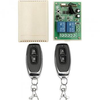 12V Waterproof Wireless Remote Control with Two Keys