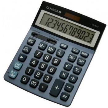 Olympia 6112 Blue LCD Desktop Calculator