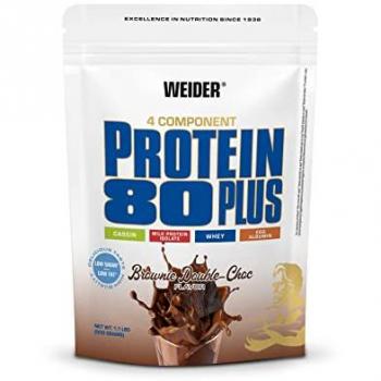 Weider Protein 80 Plus 500g Brownie Dubbel Chocolade