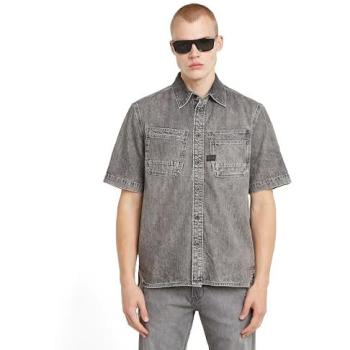 Chemise Casual G-Star à Manches Courtes Gris XL