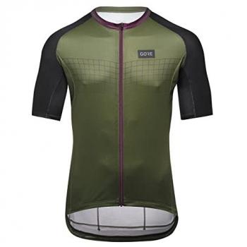 GOREWEAR Grid Fade 2.0 Kurzarmtrikot dunkelgrün/lila - S