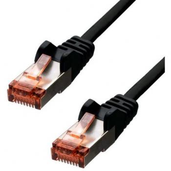 Cable de Red Proxtend Cat‑6 F/UTP Negro 1 m
