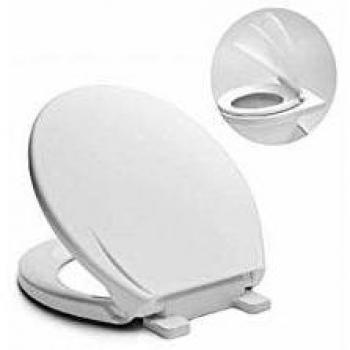 Abattant WC Metaform 37 x 44,5 x H.4,5 - Système soft close - Airbag - Matériau termoindurente - Couleur blanc