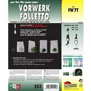 Electrolux CF0668 Sacchi TNT X per Folletto (FW 7 T)