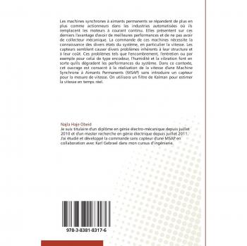 Commande sans capteur d'une MSAP à l'aide d'un filtre de Kalman (Omn.Univ.Europ.)