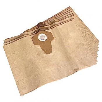 Vhbw - 10x Sacs compatibles avec Omega Profi 20, Rio Série aspirateur - papier, 38cm x 24,5cm, marron