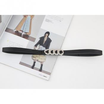 Elastic Silver Metal Waist Belt