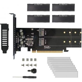 PCIe x16 Expansión M.2 para SSD