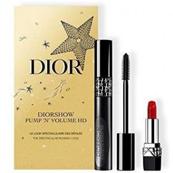 Kit Dior Show Pump 'N' Volume HD con Rossetto Mini Rouge - Set di Trucco Occhi e Labbra per le Feste