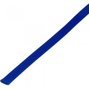 Tru Components Blue PET Braided Cable Sleeve, 30-37 mm, 5 m