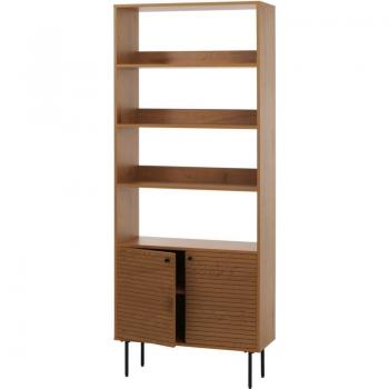Colonna Libreria HHG‑310 Metallo e Legno