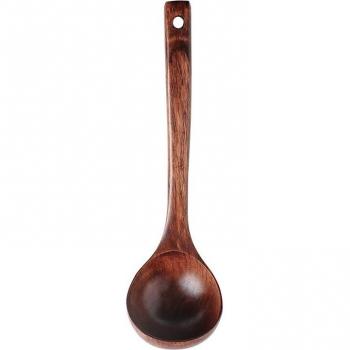 Holzlöffel für die Küche - Japanischer Stil, wiederverwendbar, tief für Suppe und Brei S/M/L #1